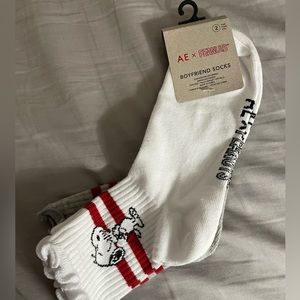 NWT American Eagle x Peanuts Set of 2 Boyfriend Socks